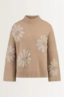 Trui met bloemmotief