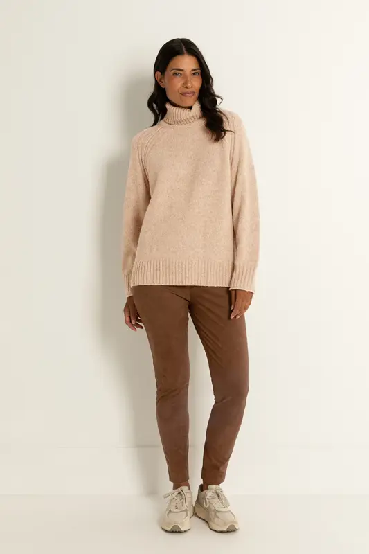 Suedine legging