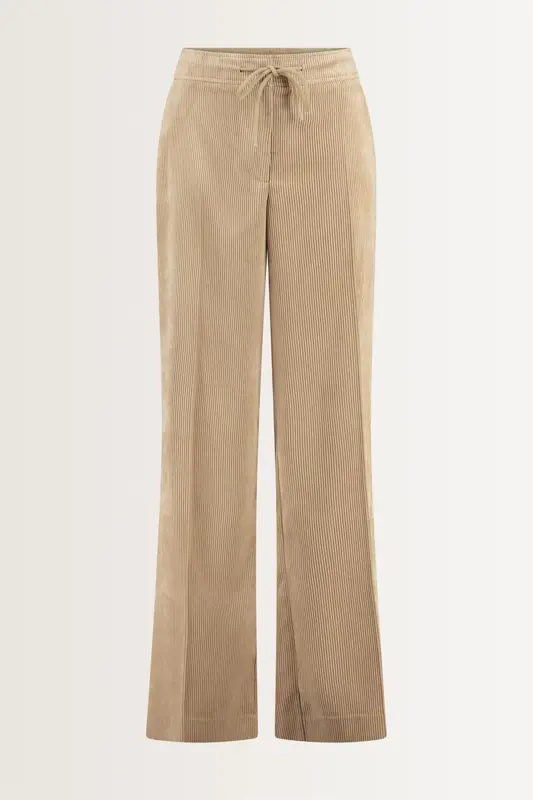 Corduroy broek met aantrekkoord