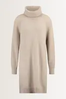 Wolblend jurk met colkraag