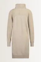 Wolblend jurk met colkraag