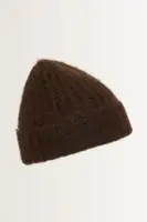Wolblend beanie met omslag