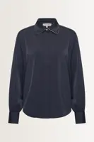 Satijnen blouse met beading