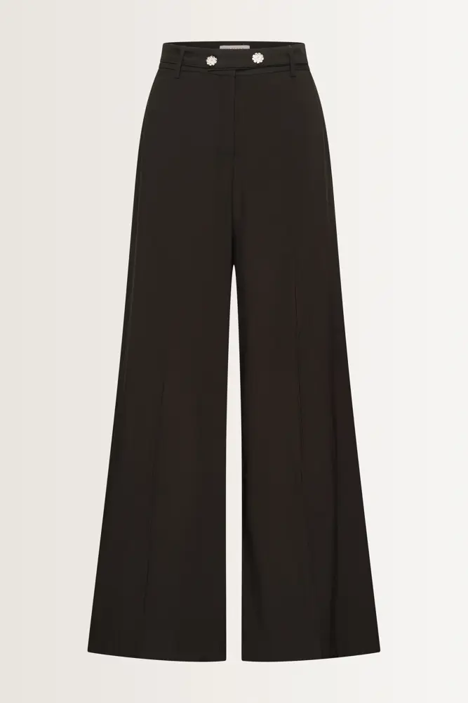 Wide-leg pantalon met ceintuur