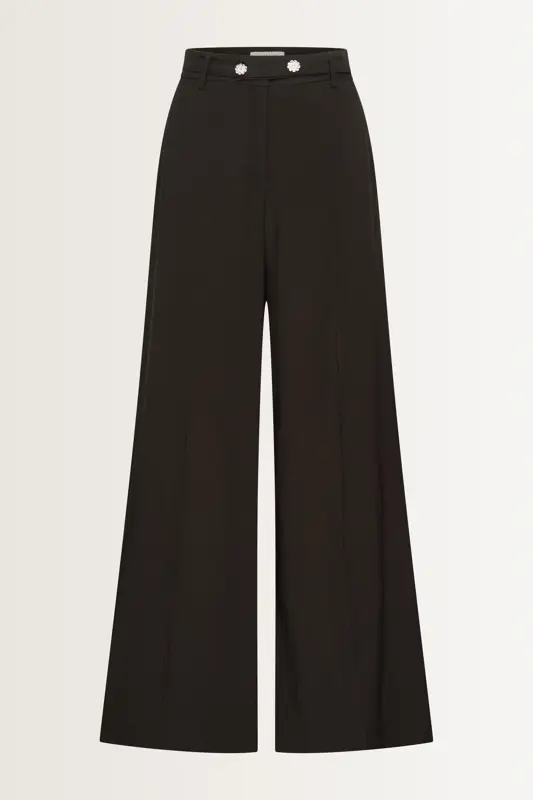 Wide-leg pantalon met ceintuur