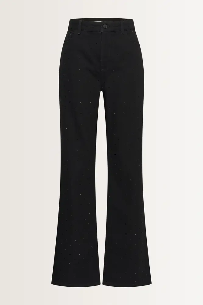 Jeans met strassdetail