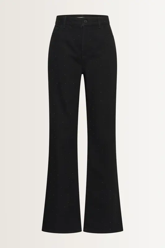 Jeans met strassdetail