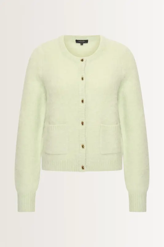 Brushed alpaca vest