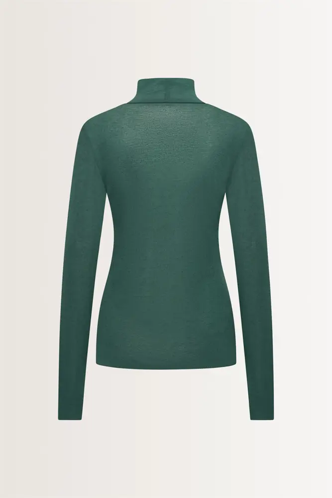 Turtleneck top in cashmeremix