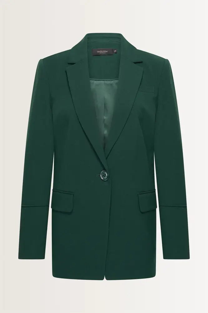 Getailleerde blazer van coolwool