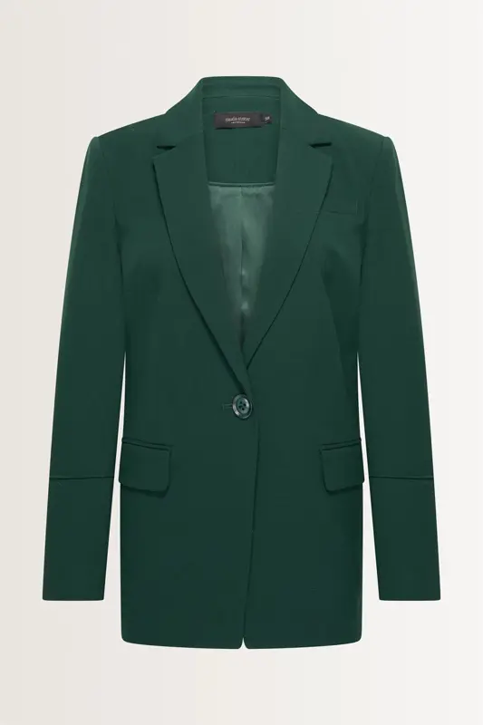Getailleerde blazer van coolwool