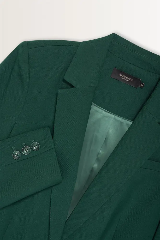 Getailleerde blazer van coolwool