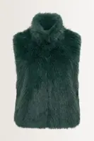 Fake fur bodywarmer
