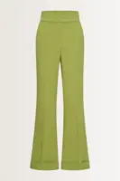 Flared pantalon in melangestof