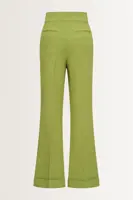 Flared pantalon in melangestof