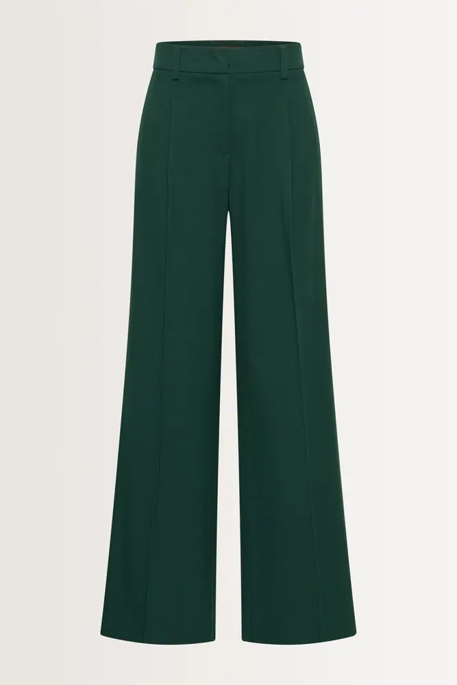 Coolwool pantalon met persvouw