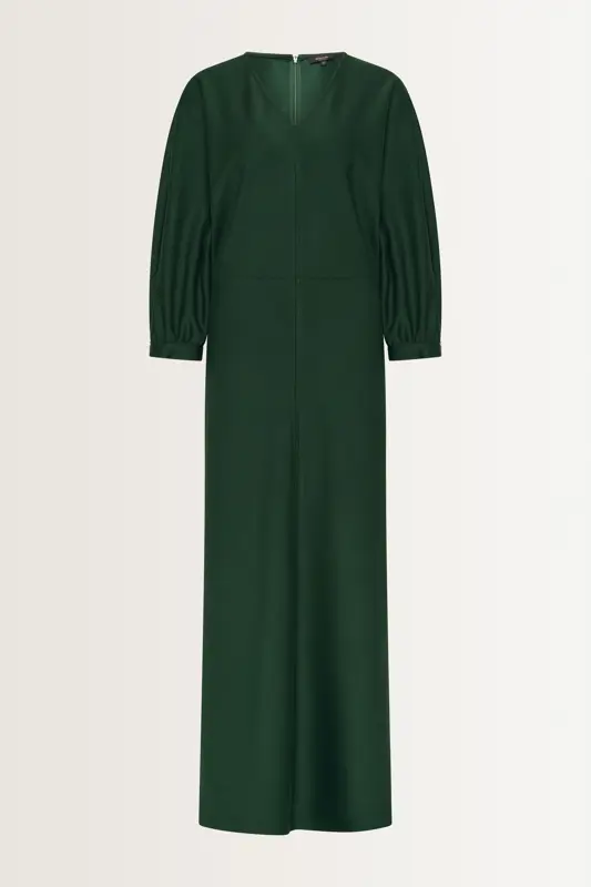 Jersey jurk met vleermuismouwen