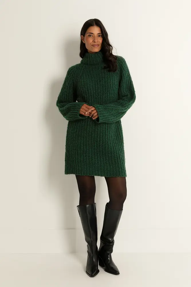 Chunky knit jurk