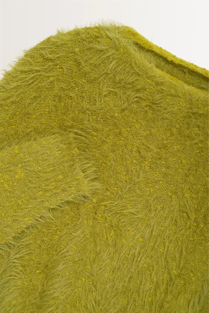 Fluffy trui van wolmix