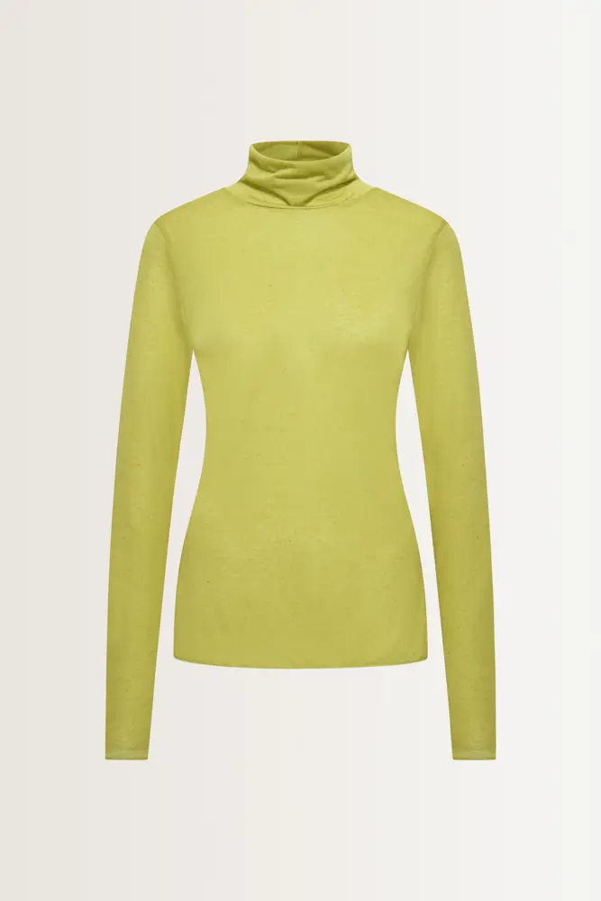 Turtleneck top in cashmeremix