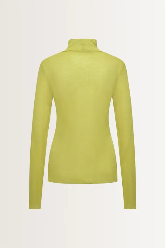 Turtleneck top in cashmeremix