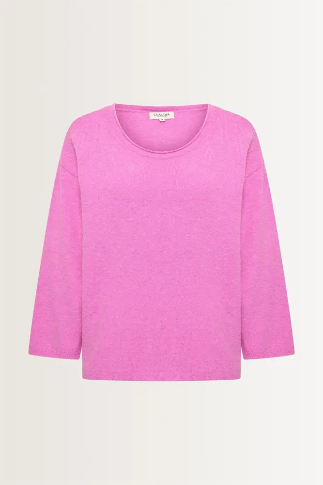Alpaca blend trui 3/4-mouwen