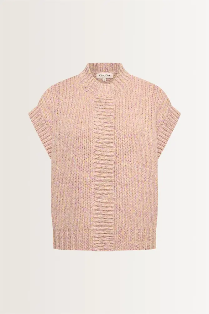 Grofgebreid alpaca blend gilet