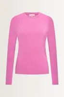 Jersey top met ronde hals