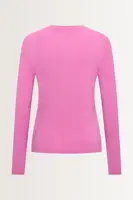 Jersey top met ronde hals