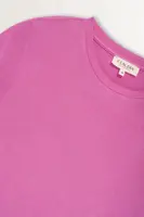 Jersey top met ronde hals