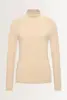 Aangesloten jersey top met col