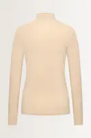 Aangesloten jersey top met col