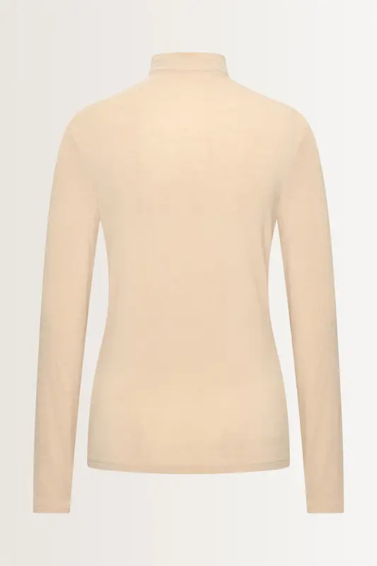 Aangesloten jersey top met col