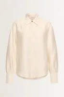 Viscosemix blouse met glans
