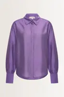 Viscosemix blouse met glans