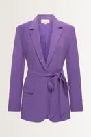 Blazer met tailleceintuur