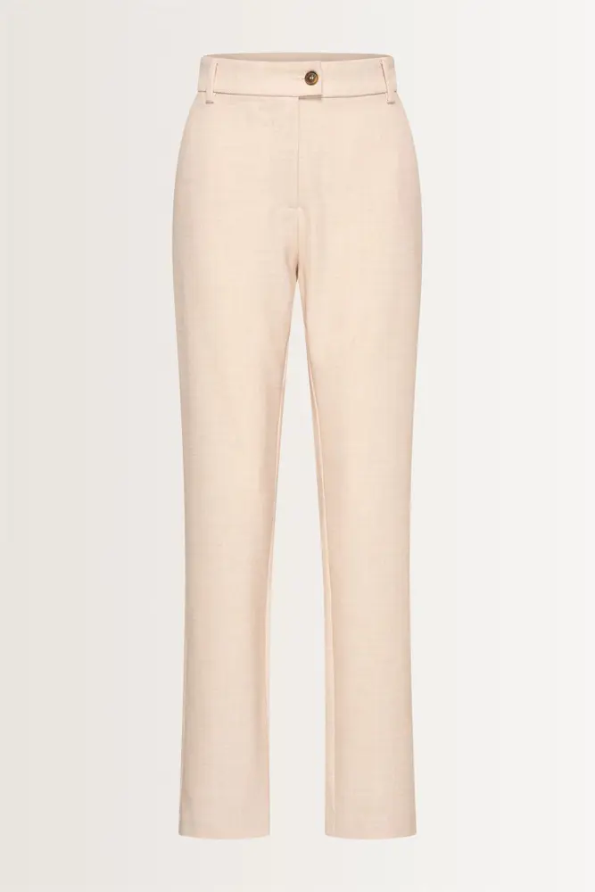 Rechte pantalon met stretch