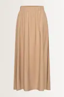 Midi-rok elastische taille