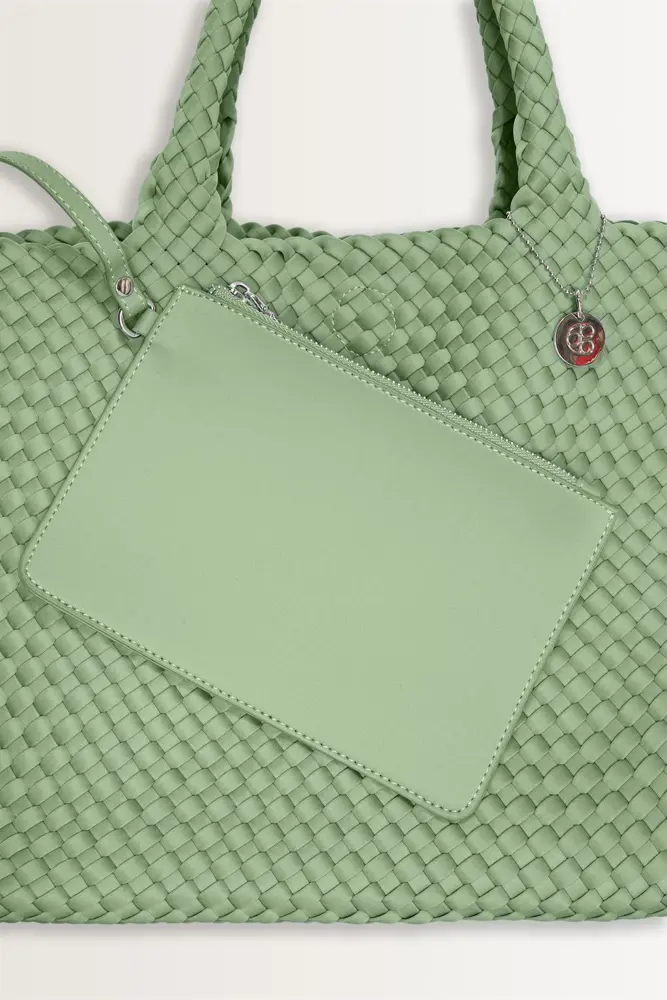 Geweven shopper