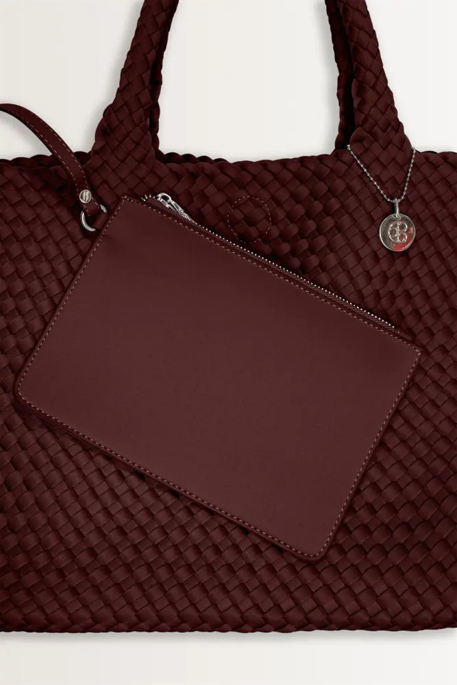 Geweven shopper