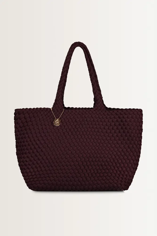 Geweven shopper