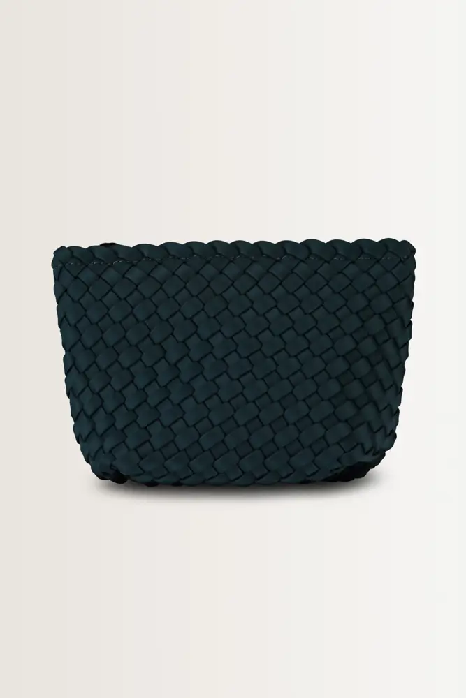 Gevlochten pouch met charm