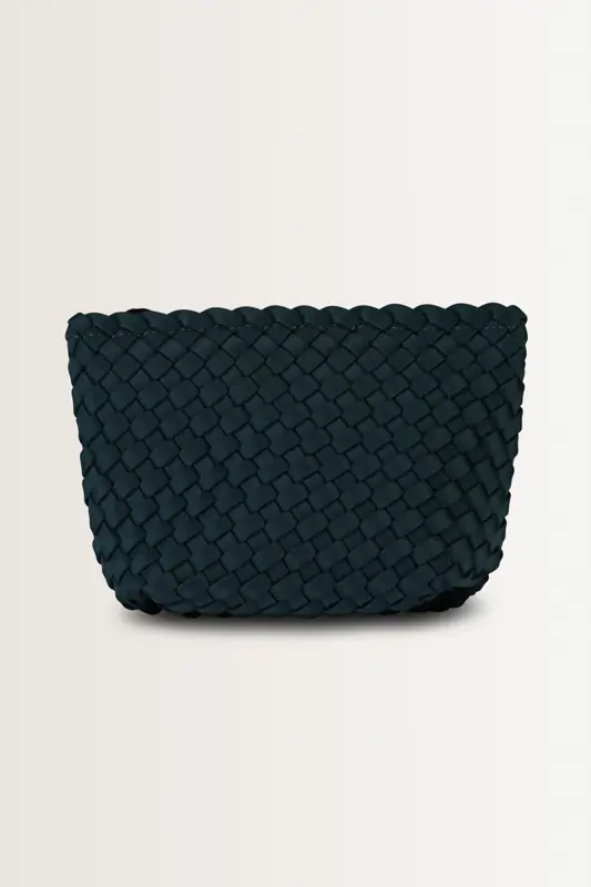 Gevlochten pouch met charm
