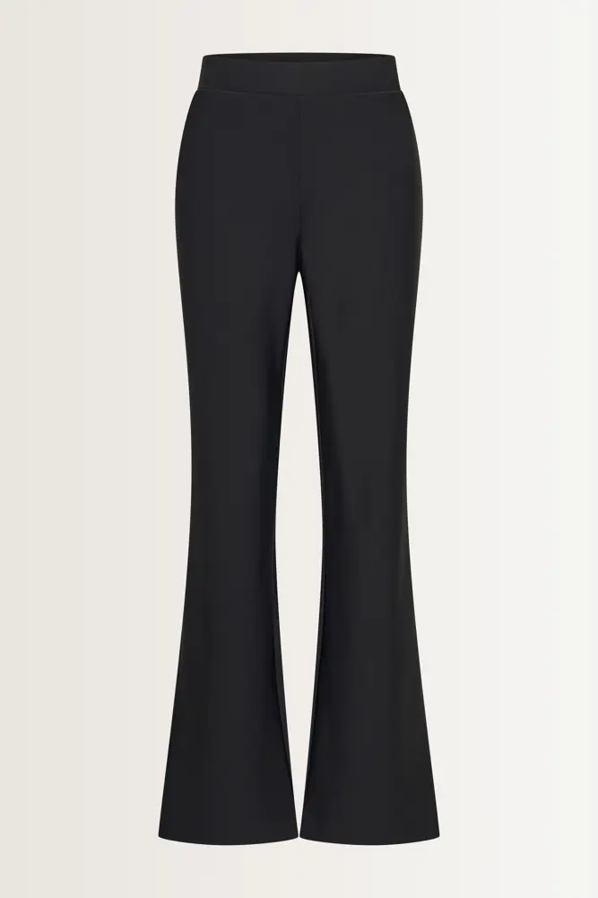 Flared broek in travelkwaliteit