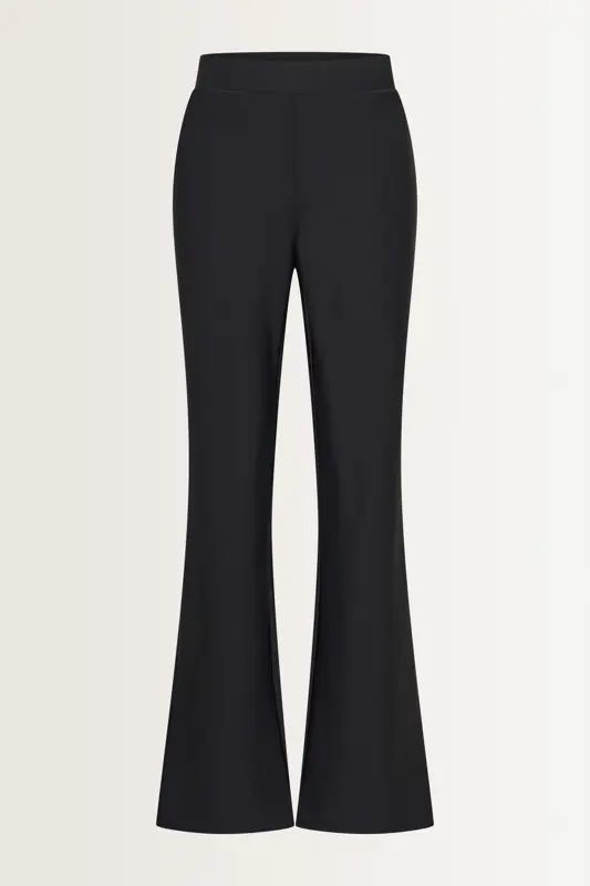 Flared broek in travelkwaliteit