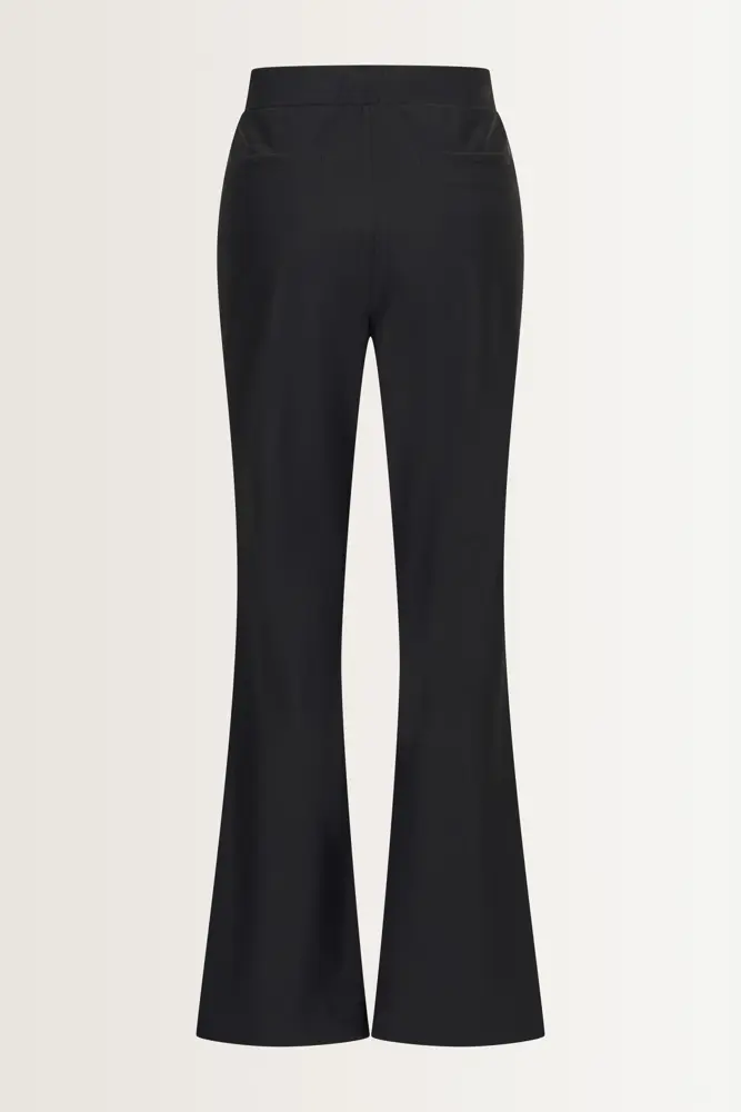 Flared broek in travelkwaliteit