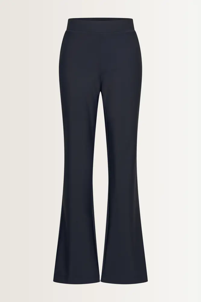 Flared broek in travelkwaliteit