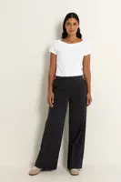 Wide leg broek in travelkwaliteit