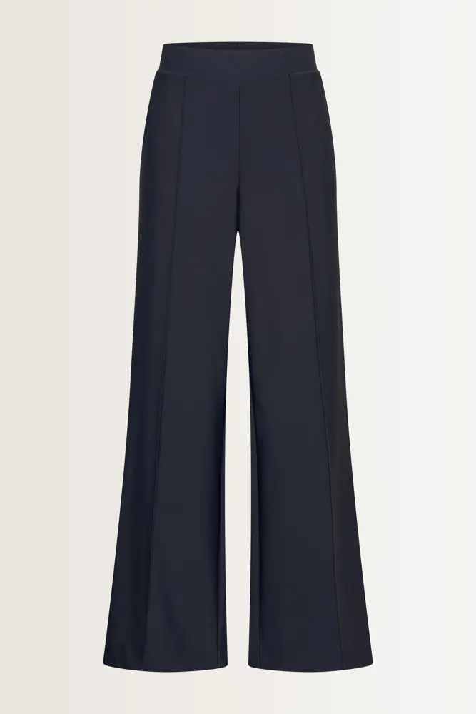 Wide leg broek in travelkwaliteit