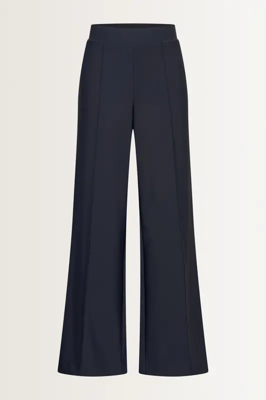 Wide leg broek in travelkwaliteit
